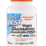 doctor's best vegan glucosamine chondroitin msm to support joint health