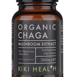 KIKI Health Chaga Extract Organic, 380mg - 60 vcaps