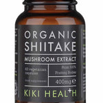 KIKI Health Shiitake Extract Organic, 400mg - 60 vcaps