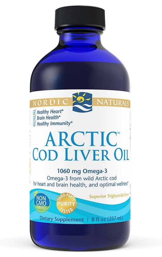 Nordic Naturals Arctic Cod Liver Oil, 1060 mg Unflavored - 237 ml