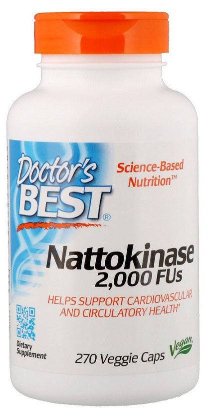 doctor's best nattokinase to support health and circulation health