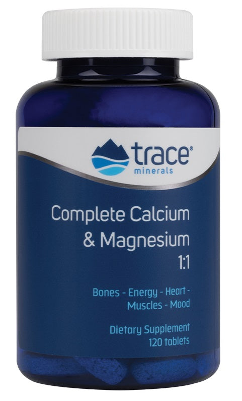 Trace Minerals Complete Calcium & Magnesium 1:1 - 120 tablets