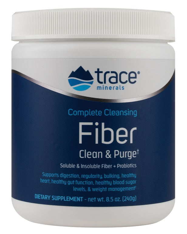 Trace Minerals Complete Cleansing Fiber - Clean & Purge - 240g