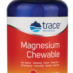 Trace Minerals Magnesium Chewable, Raspberry Lemon - 30 chewable wafers