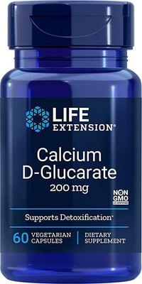 Life Extension, Calcium D-Glucarate, 200mg - 60 vcaps