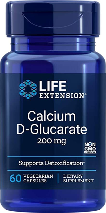 Life Extension, Calcium D-Glucarate, 200mg - 60 vcaps