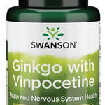 Swanson Ginkgo with Vinpocetine Standardized - 60 caps