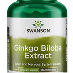 Swanson Ginkgo Biloba Extract, 60mg - 240 caps