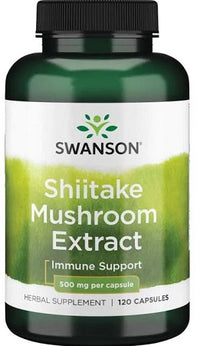 Swanson Shiitake Mushroom Extract, 500mg - 120 caps