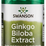 Swanson Ginkgo Biloba Extract, 120mg - 100 vcaps