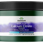 Swanson Calcium Citrate Powder, 100% Pure and Dairy-Free - 227g