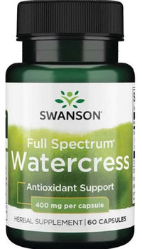 Swanson Full Spectrum Watercress, 400mg - 60 caps