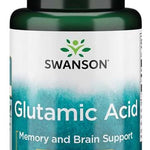Swanson Glutamic Acid, 500mg - 60 vcaps