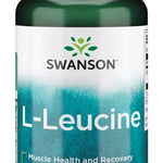Swanson AjiPure L-Leucine 500mg – 60 Vcaps | Enhance Recovery & Improve Exercise Performance