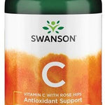 Swanson Vitamin C with Rose Hips - Timed-Release, 500mg - 250 tablets