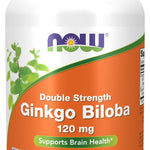 NOW Foods Ginkgo Biloba Double Strength, 120mg - 200 vcaps