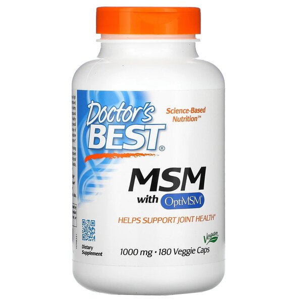 doctor's best msm with optimsm to support joint health 1000mg