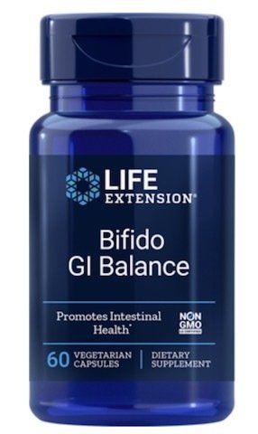 life extension bifido gi balance to promote intestinal health 60 vegetarian capsules