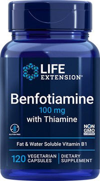 life extension benfotiamine with thiamine for healthy blood sugar levels