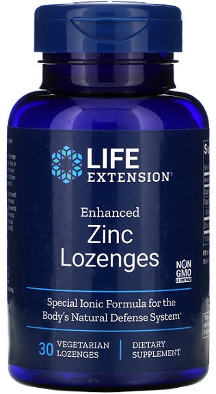 Life Extension, Enhanced Zinc Lozenges - 30 vegetarian lozenges