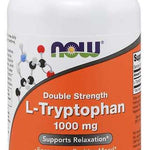 NOW Foods L-Tryptophan, 1000mg Double Strength - 60 tabs