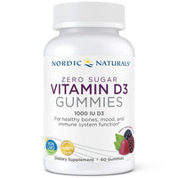 Nordic Naturals Vitamin D3 Zero Sugar, Wild Berry - 60 gummies