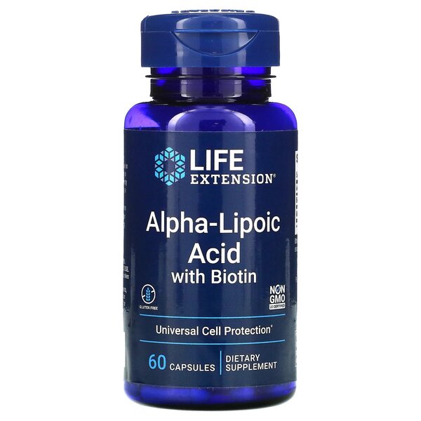 life extension alpha-lipoic acid with biotin for cell production