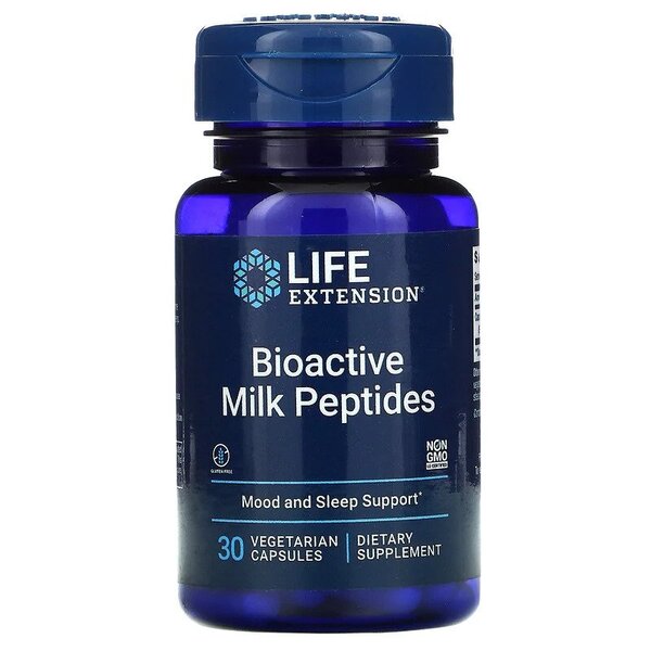 life extension bioactive milk peptides 30 for mood and sleep support