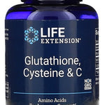 life extension glutathione, cysteine and c for immune support 100 caps
