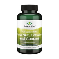 Swanson Full Spectrum Kola Nut, Catuaba & Guarana - 90 caps