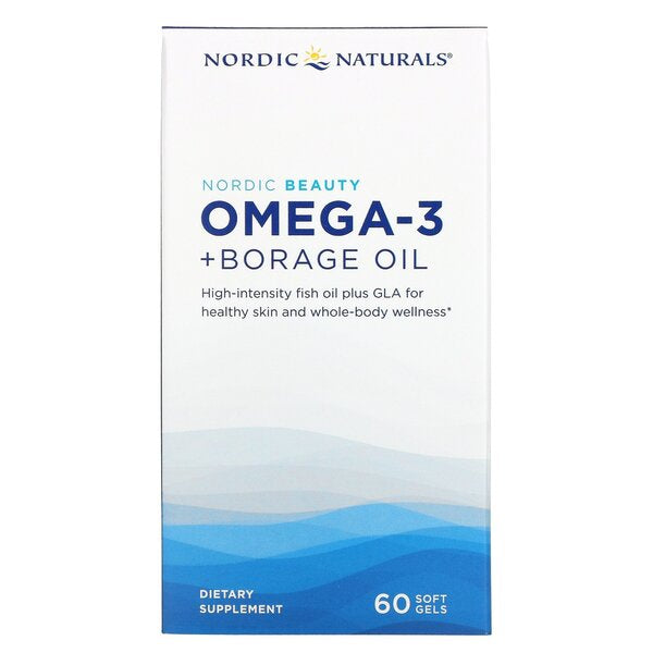 Nordic Naturals Nordic Beauty Omega-3 + Borage Oil - 60 softgels