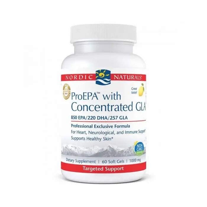 Nordic Naturals ProEPA with Concentrated GLA, Lemon - 60 softgels