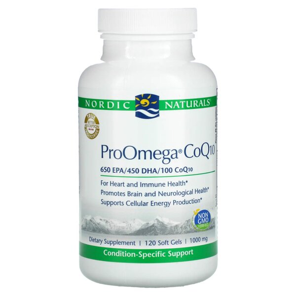 Nordic Naturals Pro Omega CoQ10 - 120 softgels