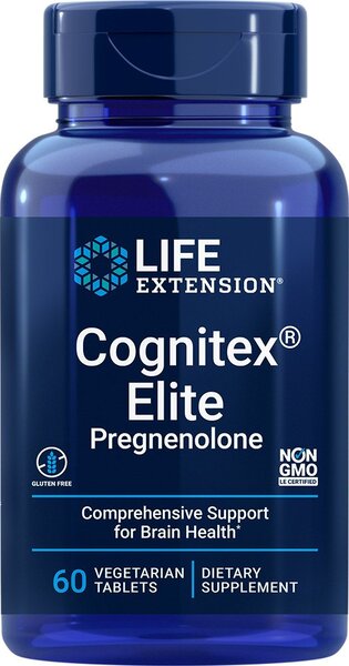 Life Extension, Cognitex Elite Pregnenolone - 60 Vegetarian Tables