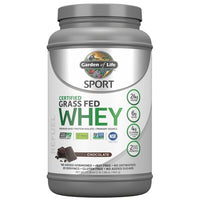 Garden of Life Sport Certified Grass Fed Whey Protein, Chocolate - 660g