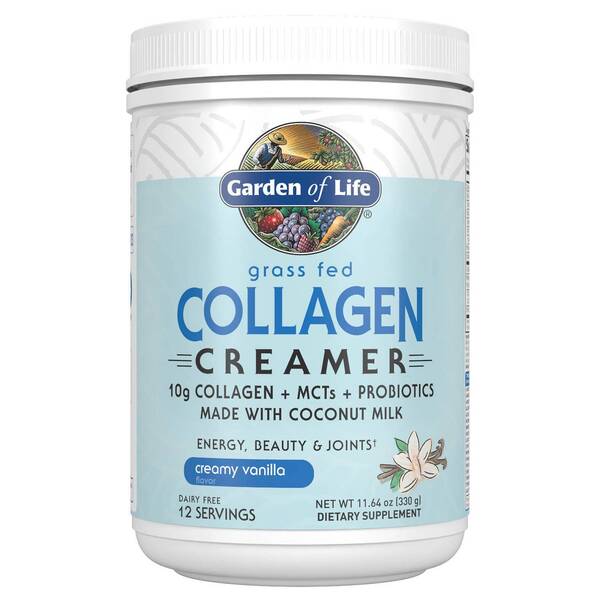 Garden Of Life Grass Fed Collagen Creamer, Creamy Vanilla - 330g