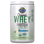 Garden of Life Organic Whey Protein - Grass Fed, Vanilla - 378g
