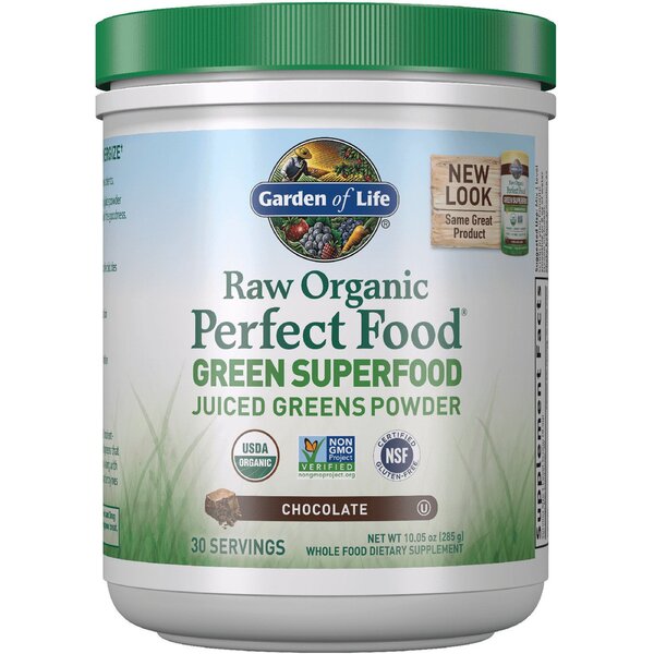 Garden of Life Raw Organic Perfect Food Green Superfood, Chocolate - 285g