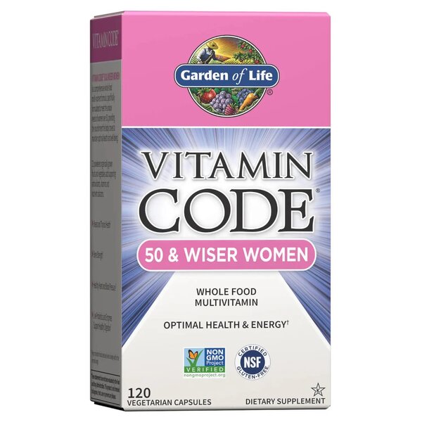 Garden of Life Vitamin Code 50 & Wiser Women - 120 vcaps