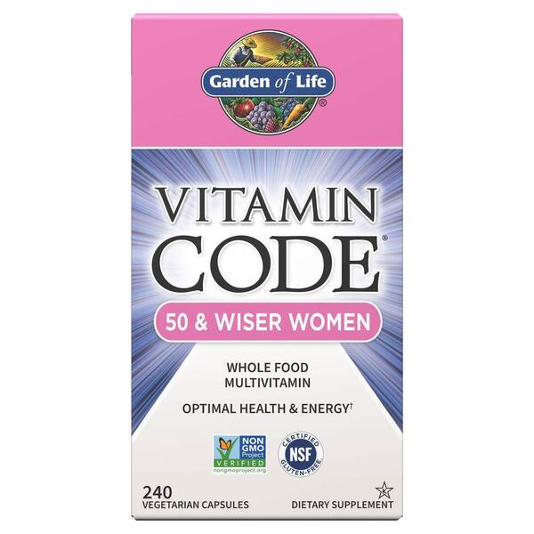 Garden of Life Vitamin Code 50 & Wiser Women - 240 vcaps