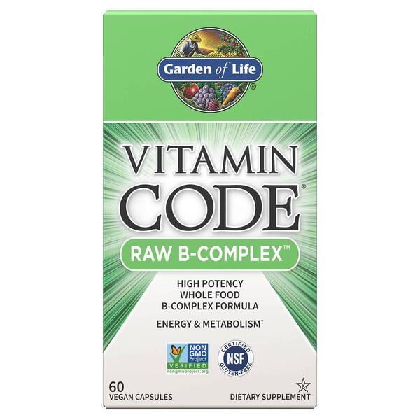 Garden of Life Vitamin Code Raw B-Complex - 60 vegan caps