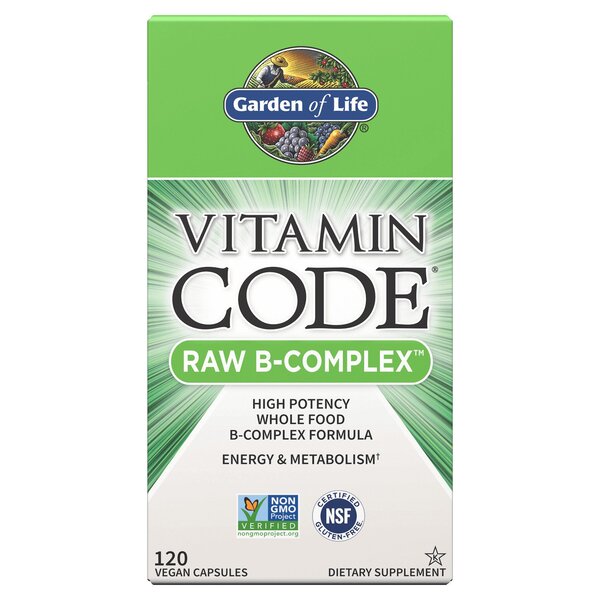 Garden of Life Vitamin Code Raw B-Complex - 120 vegan caps