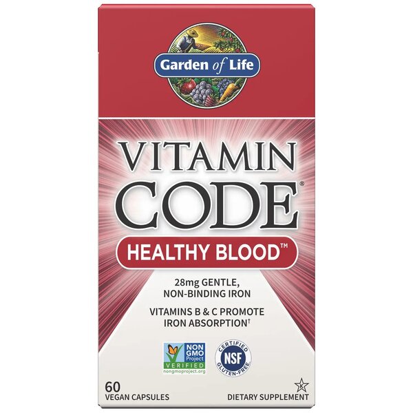 Garden of Life Vitamin Code Healthy Blood - 60 vegan caps