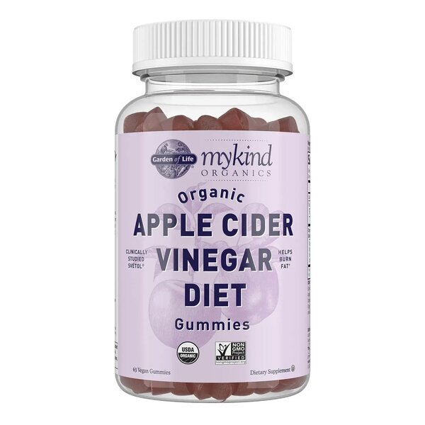 Garden of Life Mykind Organics Apple Cider Vinegar Diet Gummies - 63 vegan gummies