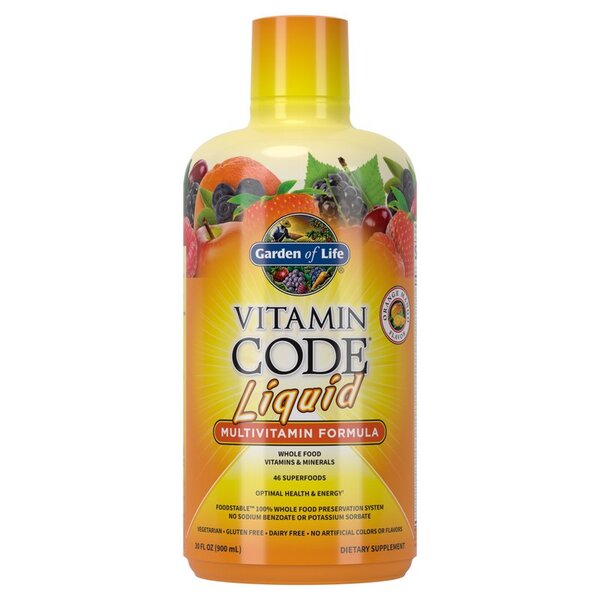 Garden of Life  Liquid Multivitamin, Orange Mango - 900 ml.