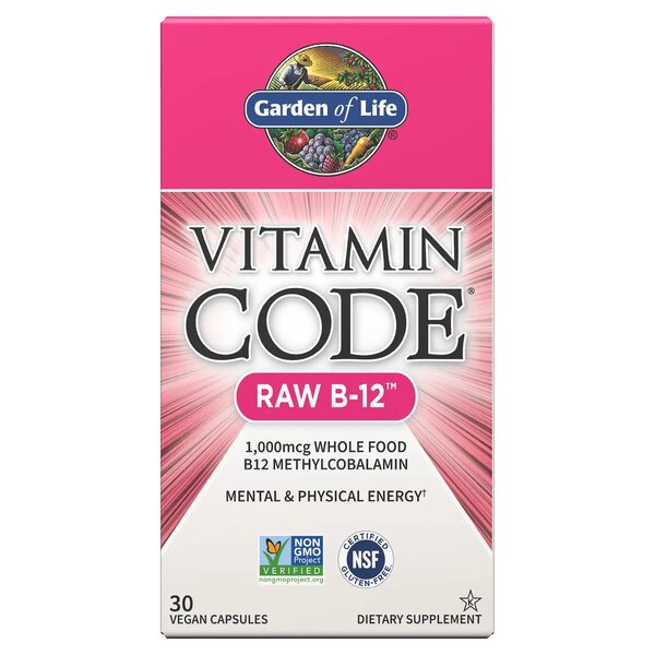 Garden of Life Vitamin Code Raw B-12 - 30 vegan caps