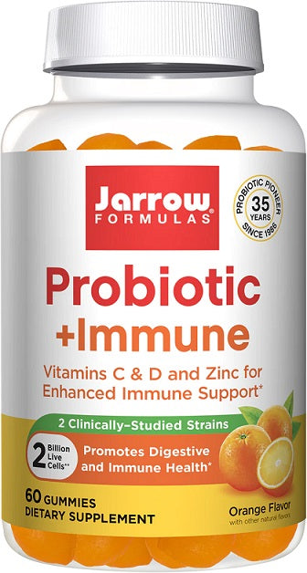 Jarrow Formulas Probiotic + Immune, Orange - 60 gummies