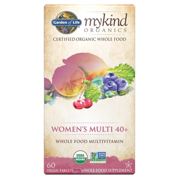 Garden of Life Mykind Organics Women's Multi 40+ - 60 vegan tablets