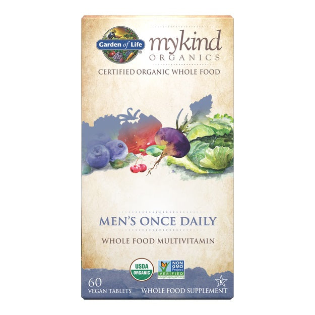 Garden of Life Mykind Organics Men's Once Daily - 60 vegan tablets