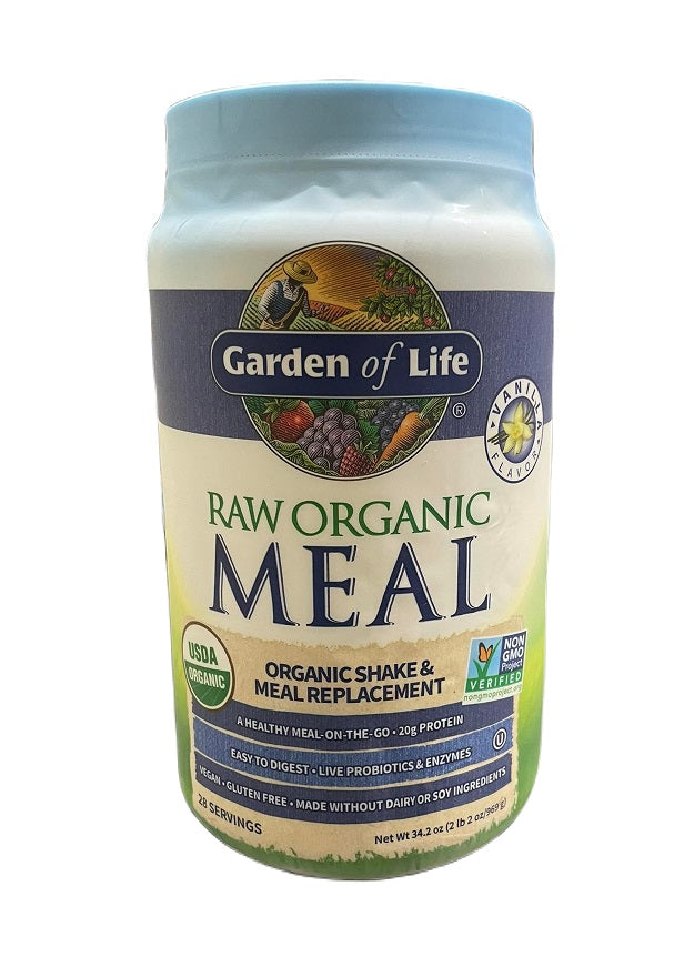 Garden of Life Raw Organic Meal, Vanilla - 969g